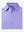 Flat lay of the folded lilac everyday classic solid polo, showcasing the neat silhouette and solid color design