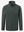Winter thermal outdoor water resistant fleece jacket in grey, front 3D view highlighting clean structure and fabric