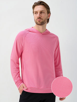 Pin Stripes Lightweight Hoodies Sweatshirts with Pockets