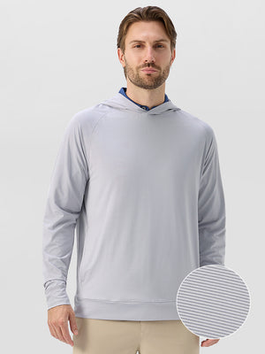 Pin Stripes Lightweight Hoodies Sweatshirts with Pockets