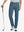 Front view of model wearing Stretch Plain Everyday Pants, athletic fit and minimal look – GRAYISH BLUE