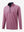 3D front view of the full print quarter zip pullover in red navy flower, showcasing bold and modern style.