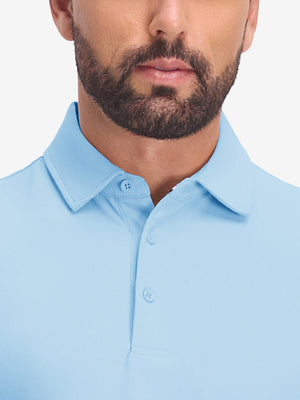 Polos de golf con cuello y textura de gofre Dry Fit