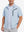 Model front upper body portrait display, lightweight upf50+ short sleeve golf vests jacket in light blue