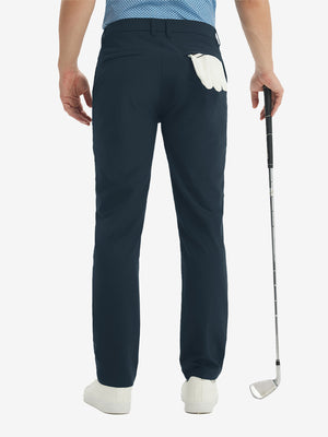 Water Repellent Classic Fit Flat Front Golf Dress Pants
