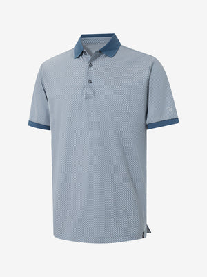 Moisture Wicking Jacquard Golf Shirts