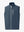 3D view of the misty blue windproof golf vest, emphasizing its fresh design and functional zippered pockets