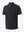 3D view of BLACK Elegant Performance Jacquard Polo showing texture and collar