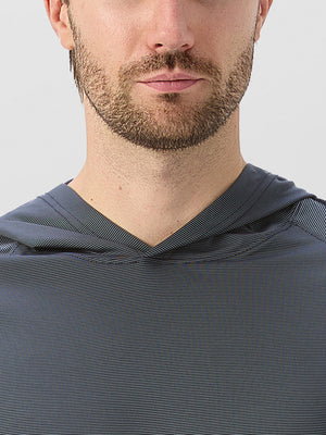 Pin Stripes Lightweight Hoodies Sweatshirts with Pockets