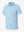3D view of MAELREG Performance Jersey Print Polo in Blue Dinosaur – breathable golf fabric