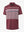 3D mockup of the Chest Print Polo Shirts in BURGUNDY