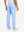 Back view of light blue quick dry casual dress pants, golf glove tucked in rear pocket for sporty touch.