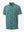 3D view of CYAN MASSIF Popular Heather Print Polo showing texture and print details