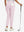 Back view of Women's Ultra-stretch Quick Dry Sweatpants with Ankle Zips in pale pink