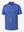 3D render of the blue golf swing 4 way stretch print collared polo shirt, displaying the garment structure and design clearly