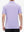Upper back view: LAVENDER WHITE STRIPE polo offering a clean layout and soft color transitions