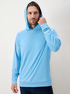 Pin Stripes Lightweight Hoodies Sweatshirts with Pockets