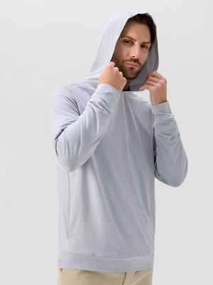 Pin Stripes Lightweight Hoodies Sweatshirts with Pockets