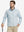 Model holding golf club, dressed in Golf Fleece Thermal Winter Jacket in Glacier Grey, sporty design.
