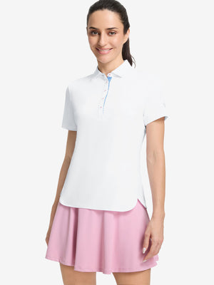 Women’s 5 Buttons Collared Polo Shirts