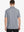 Back view half-body of model in LIGHT GREY Ventilated Pique Performance Polo