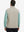 Back upper body view of the khaki light print collar quarter zip golf vest, clean cut and relaxed posture.