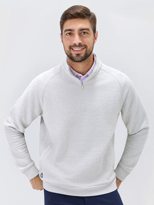 Textured Heather Cozy Quarter Zip