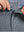 NAVY 9 Inch Heather Performance Golf Shorts close-up of waistband and button detail