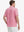 Back view of MAELREG Men's Performance Jersey Print Polo in Red Lobster – athletic fit