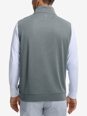 Lightweight Sleeveless Quarter Zip Golf Vest
