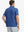Back view of MAELREG Men's Performance Jersey Print Polo in Blue Molecular Structure – athletic fit