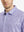 MAELREG Men's Performance Jersey Print Polo – Front chest view in Lavender Seaside Palm