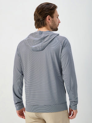 Pin Stripes Lightweight Hoodies Sweatshirts with Pockets