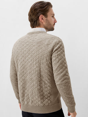 100% Cotton Knit Crew Neck Sweater