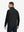 Back upper body of windproof golf vests with zip pockets, showing structure in black tone