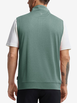 Lightweight Sleeveless Quarter Zip Golf Vest