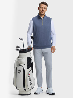Lightweight Sleeveless Quarter Zip Golf Vest