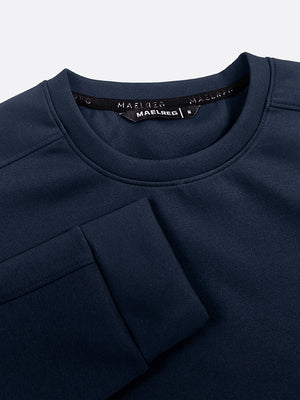 Crewneck Sweatshirt with Zip Pockets