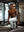 Full-body view of model in gym wearing GLACIER GREY Performance Tapered Sports Joggers