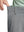 LIGHT GREY 9 Inch Heather Performance Golf Shorts close-up of waistband and button detail