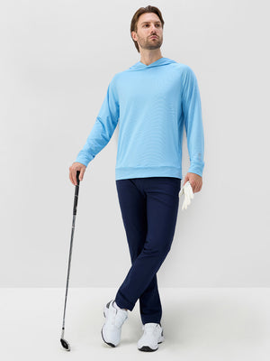 Pin Stripes Lightweight Hoodies Sweatshirts with Pockets