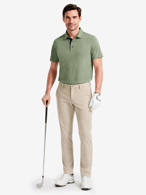 Ultra-comfort Slim Fit Roma Knit Polo Shirts