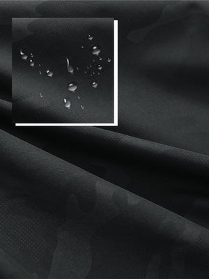 Sudadera con capucha y cremallera corta resistente al agua para niños