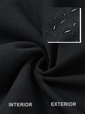 Water Resistant Softshell Fleece Vests with 6 Pockets