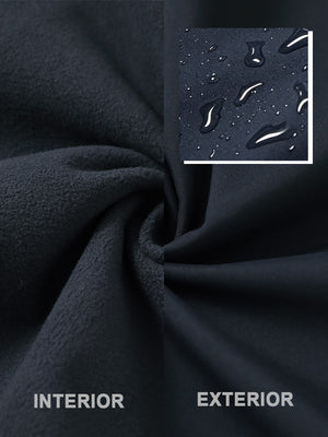 Water Resistant Softshell Fleece Vests with 6 Pockets
