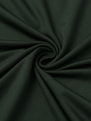 Close-up of fabric on everyday jersey henley shirt, soft knit texture with relaxed olive green tone
