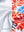 Close-up of the inner and outer fabric of youth full print stylish hoodies pullover in colorful flower, showing texture and finish