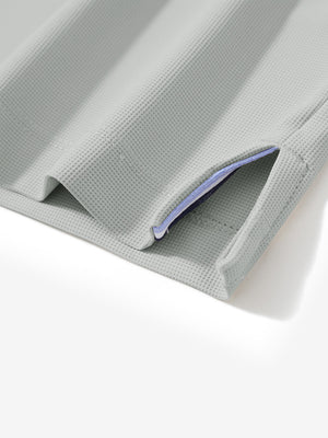 Polos de golf con cuello y textura de gofre Dry Fit