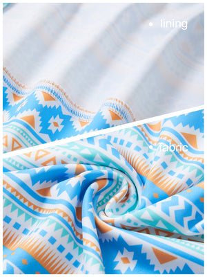 Full Print Quarter Zip Sleeveless Vest Pullover