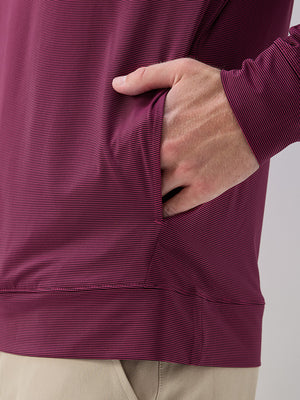 Pin Stripes Lightweight Hoodies Sweatshirts with Pockets